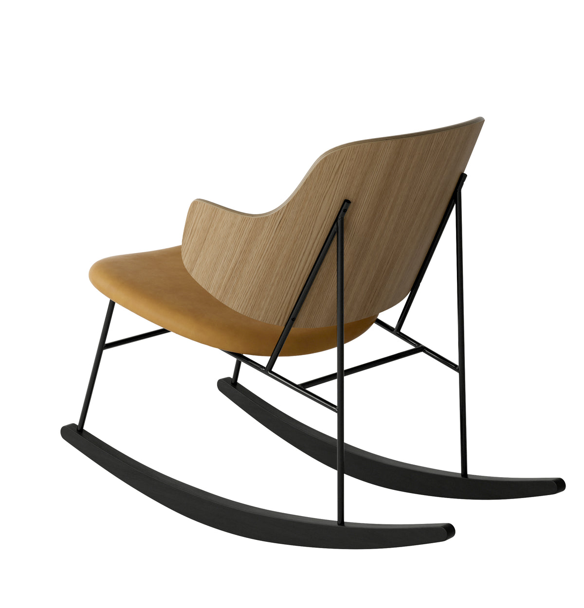Audo Copenhagen - Penguin Rocking Chair - Upholstered Seat