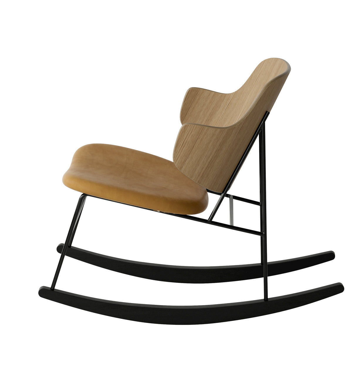 Audo Copenhagen - Penguin Rocking Chair - Upholstered Seat