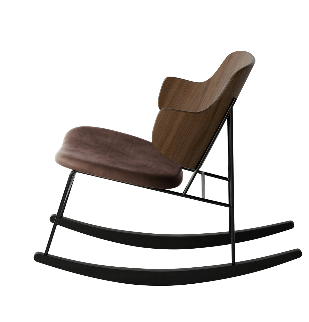 Audo Copenhagen - Penguin Rocking Chair - Upholstered Seat