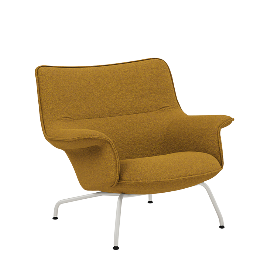 Muuto - Doze Lounge Chair Low Back- Tube Base