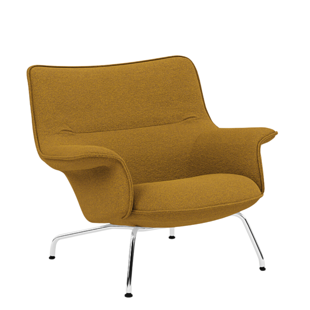 Muuto - Doze Lounge Chair Low Back- Tube Base
