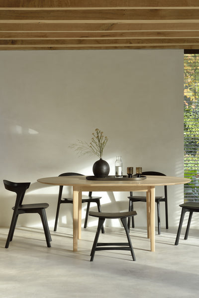 Ethnicraft Bok Extendable Dining Table Round Maven