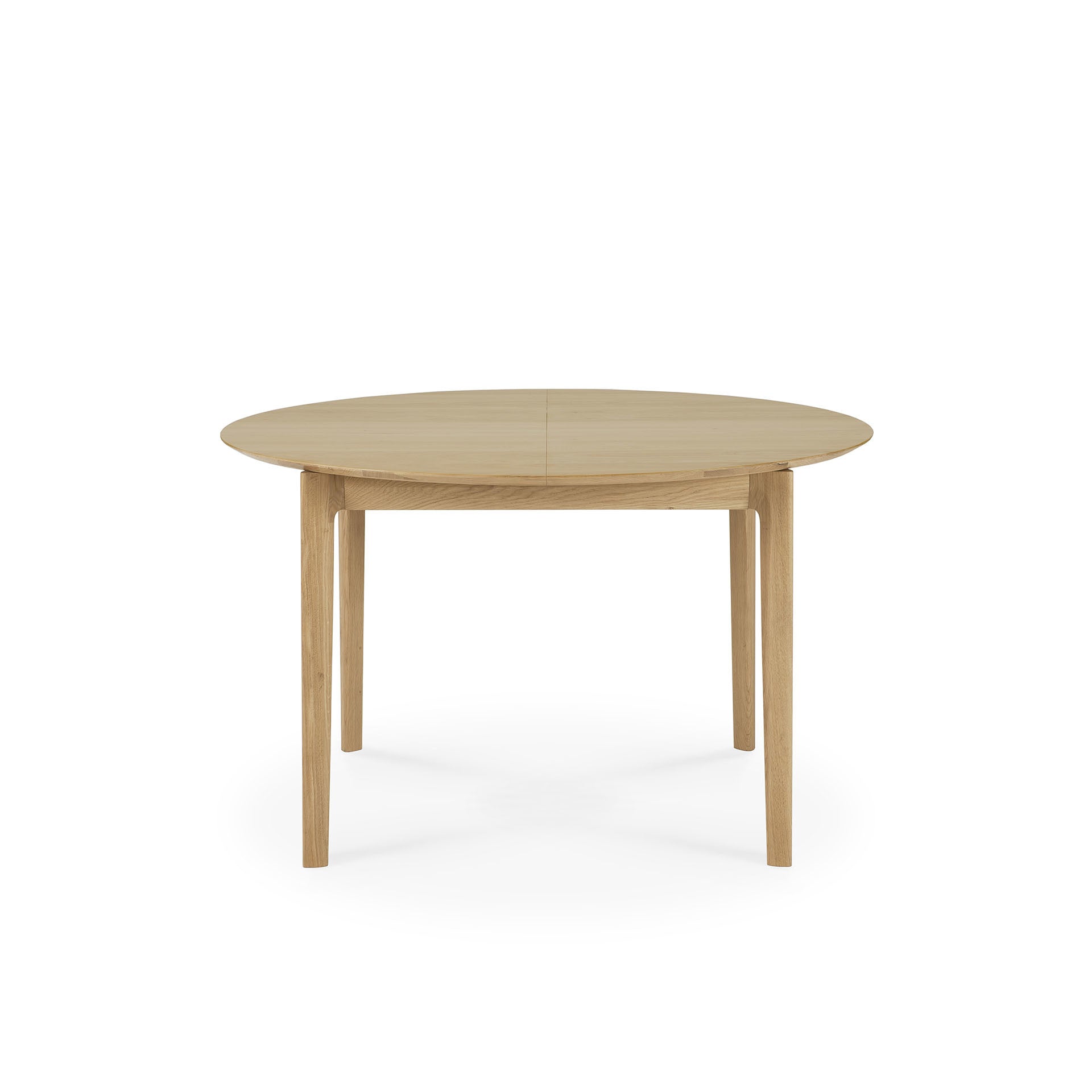 Circle oak store dining table