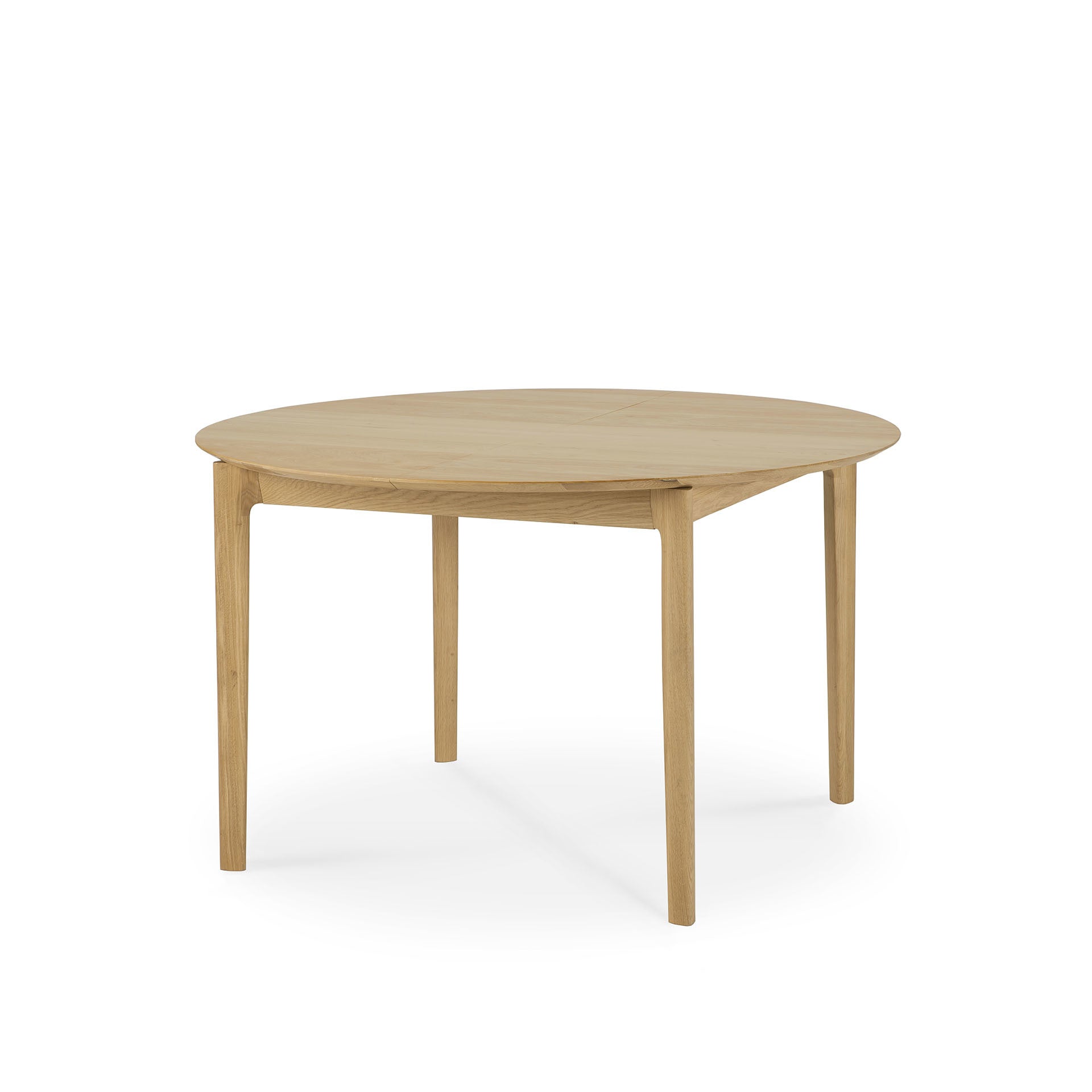 Ethnicraft Bok Extendable Dining Table Round Maven
