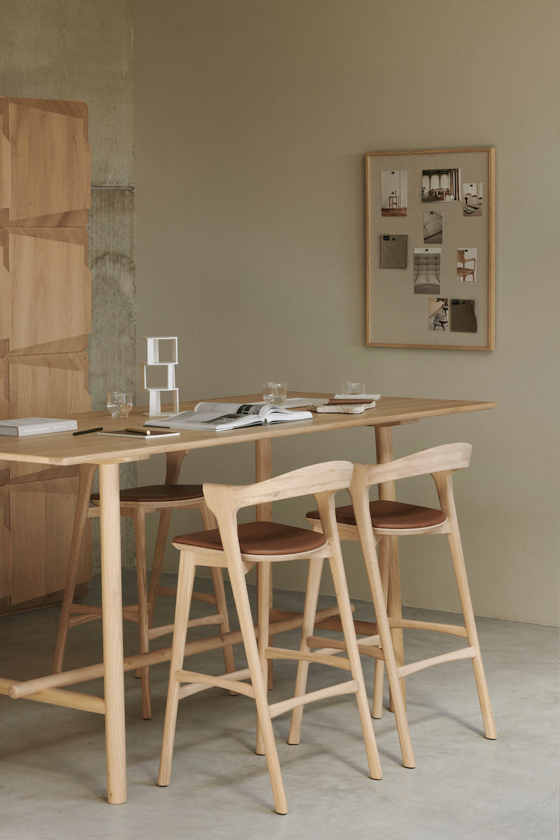 Ethnicraft - Bok Counter &amp; Bar Stool Upholstered