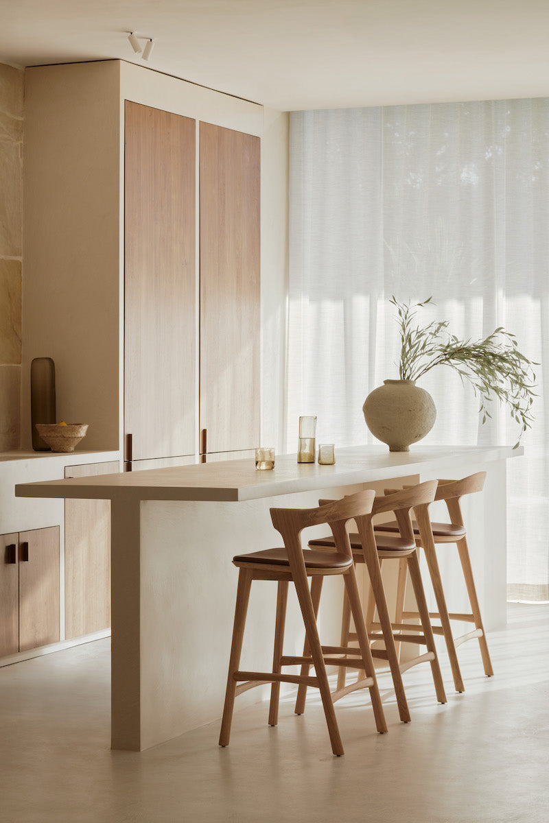 Ethnicraft - Bok Counter &amp; Bar Stool Upholstered