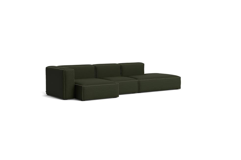 HAY - Mags Soft Sofa - 3 Seater - Combination 4 with Left Armrest
