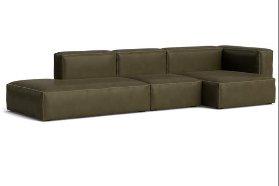HAY - Mags Soft Sofa - 3 Seater - Combination 4 with Right Armrest