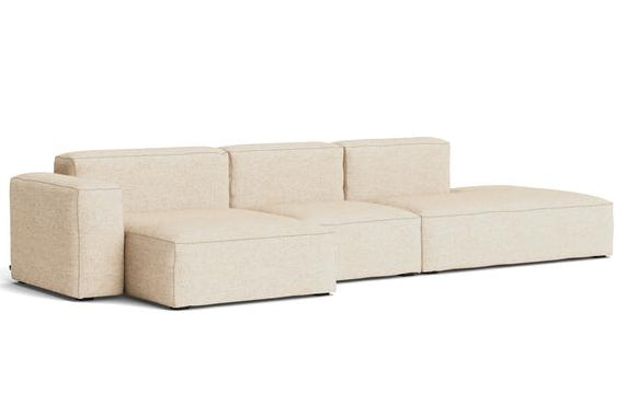 HAY - Mags Soft Low Sofa - 3 Seater - Combination 4 with Left Low Armrest