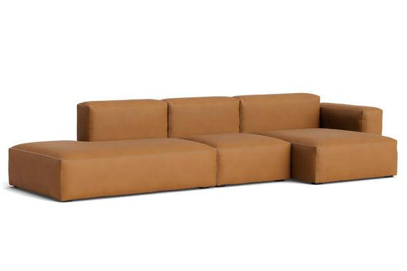 HAY - Mags Soft Low Sofa - 3 Seater - Combination 4 with Right Low Armrest