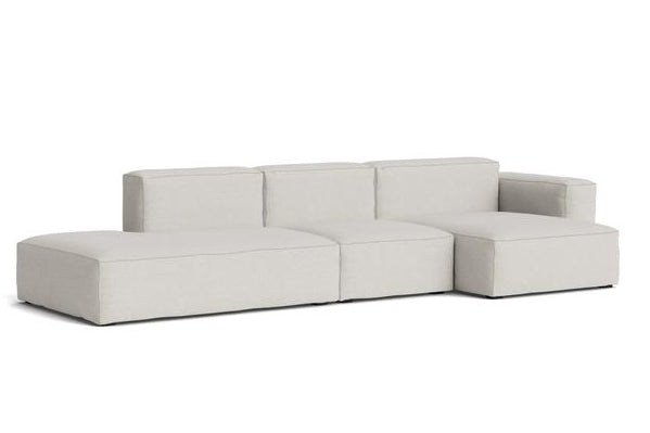 HAY - Mags Soft Low Sofa - 3 Seater - Combination 4 with Right Low Armrest