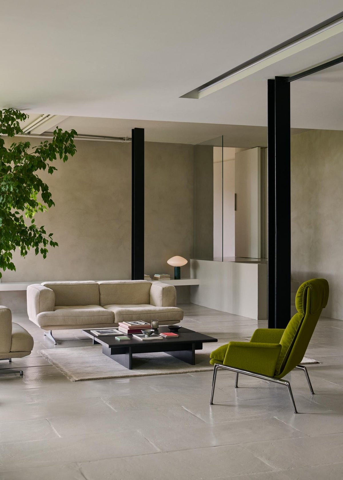 &amp;Tradition - Muno High Back Lounge Chair w/ Arms LN17