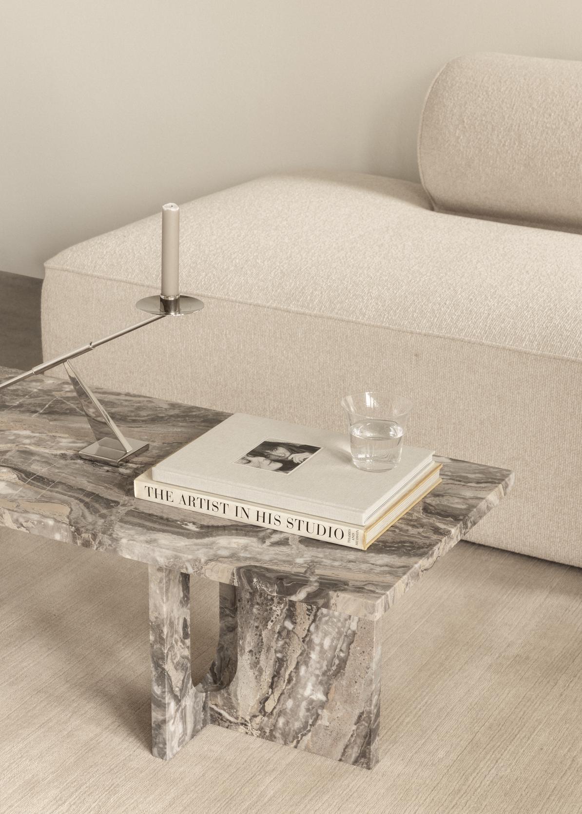 Audo Copenhagen - Androgyne Lounge Table - Stone/Marble