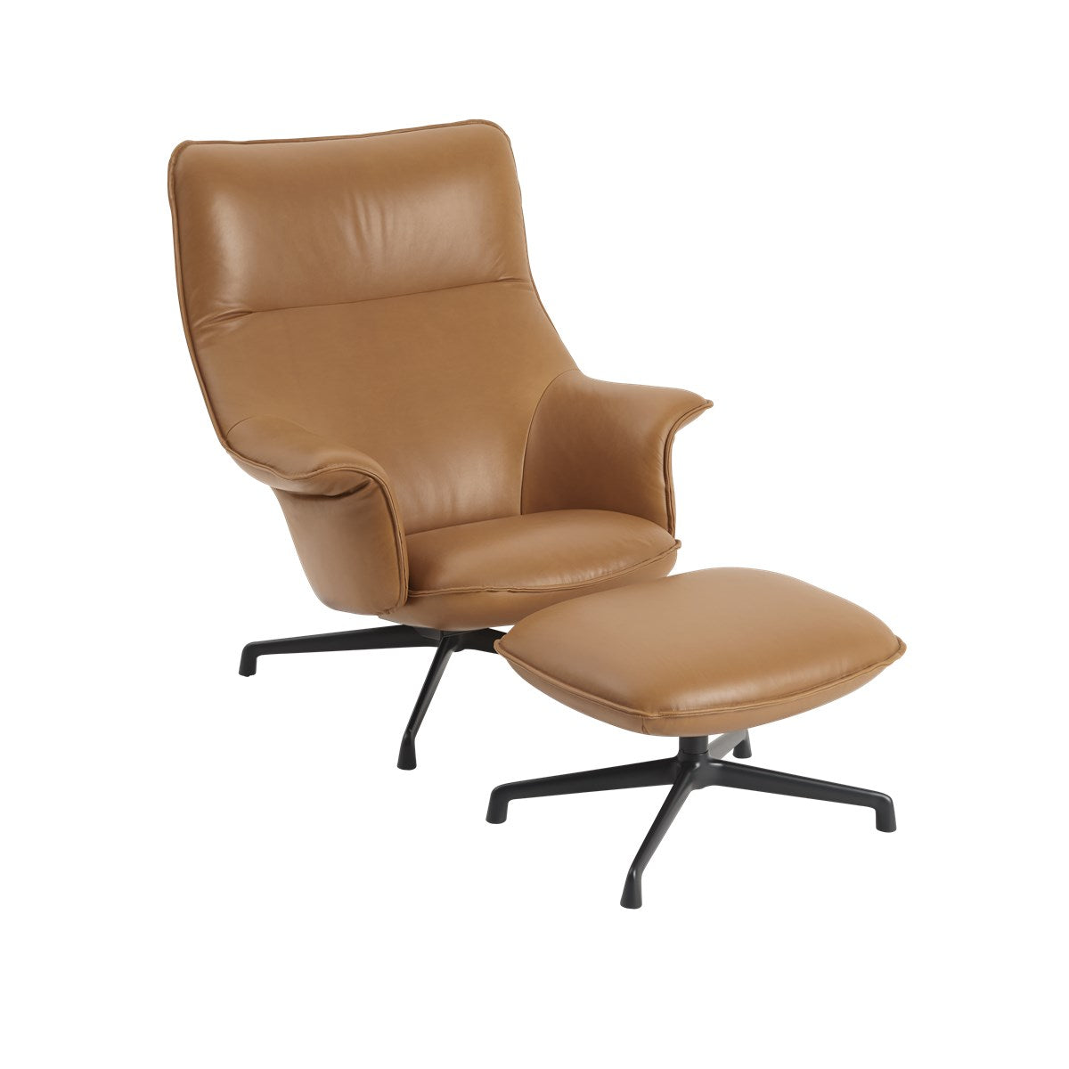 Muuto - Doze Lounge Chair High Back- Swivel Base