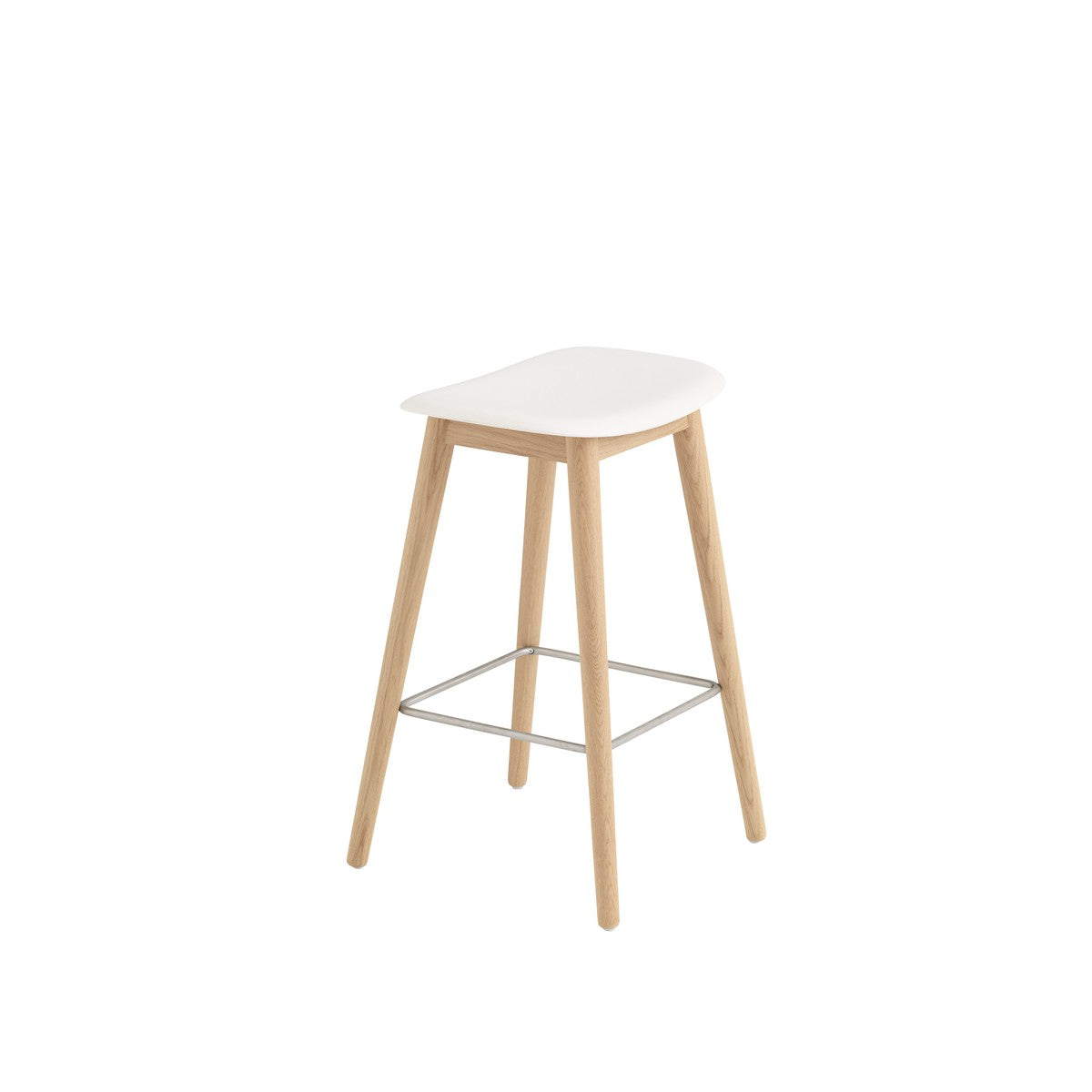 Muuto - Fiber Counter &amp; Bar Stool - Wood Base