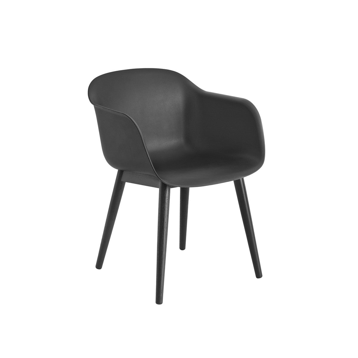 Muuto - Fiber Armchair - Wood Base
