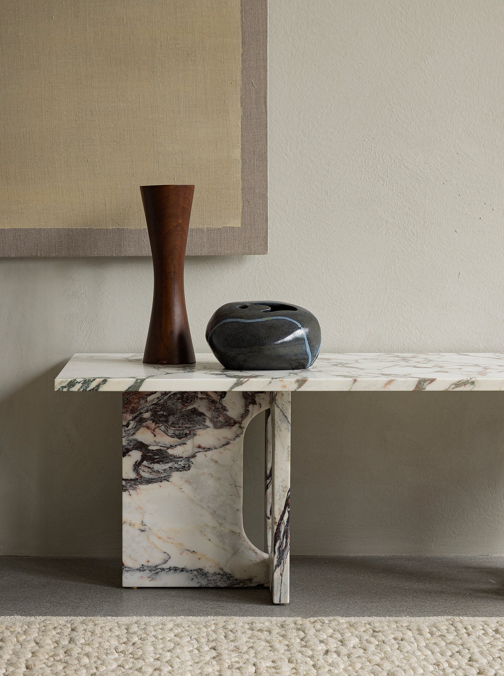 Audo Copenhagen - Androgyne Lounge Table - Stone/Marble