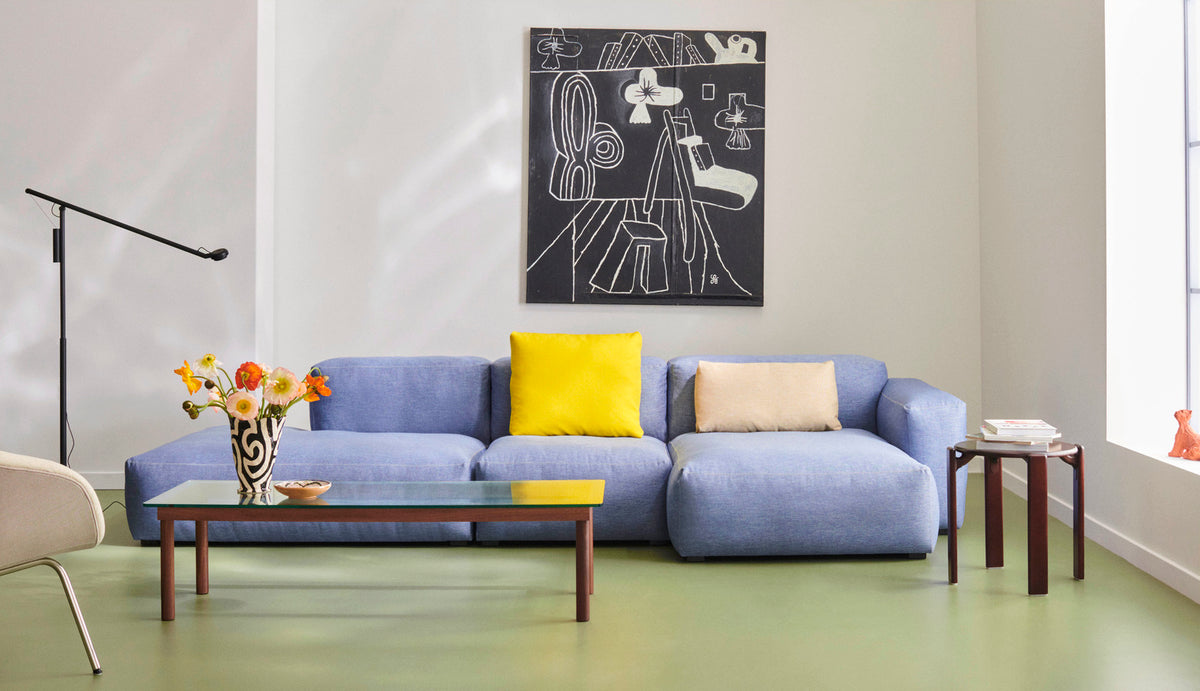 HAY - Mags Soft Sofa - 3 Seater - Combination 4 with Right Armrest
