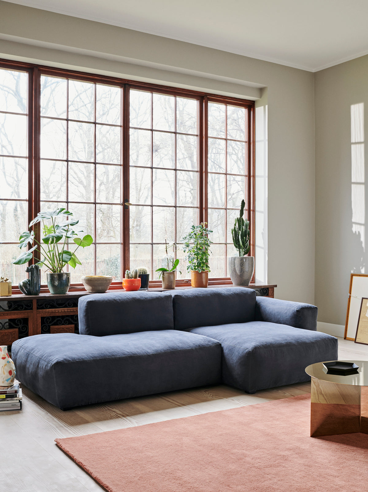 HAY - Mags Soft Low Sofa - 2.5 Seater - Combination 3 with Right Low Armrest