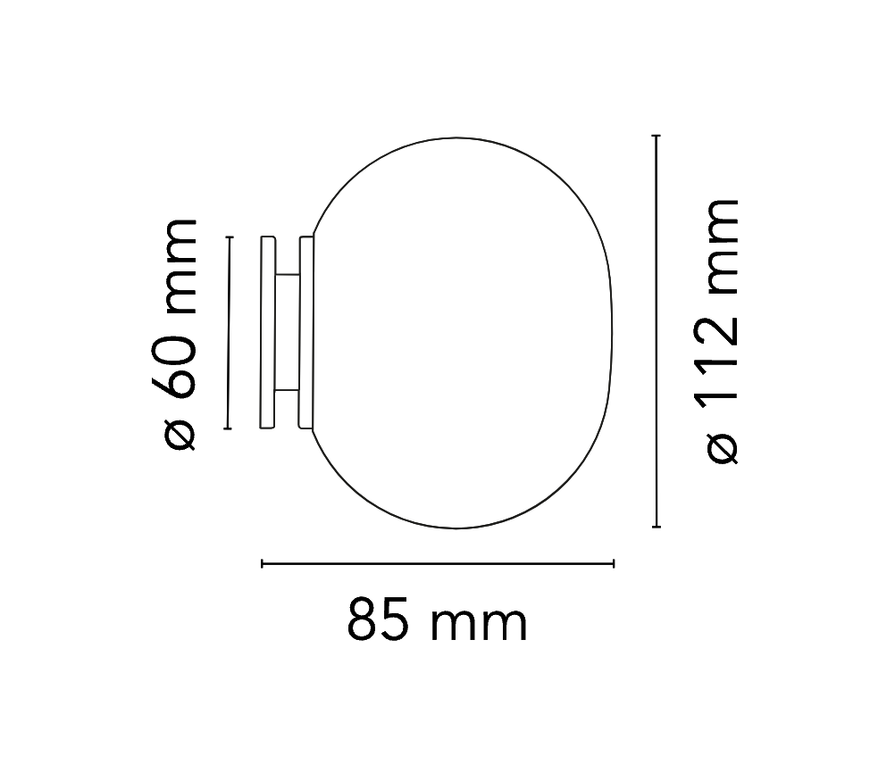 FLOS - Mini Glo-Ball Ceiling/Wall