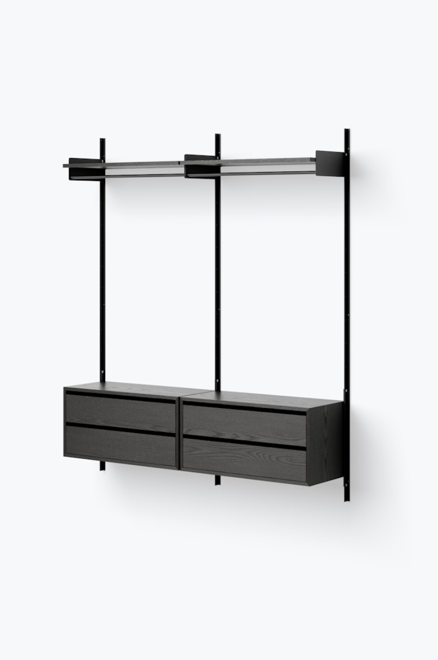 New Works - Wardrobe Shelf Cabinets with Drawers