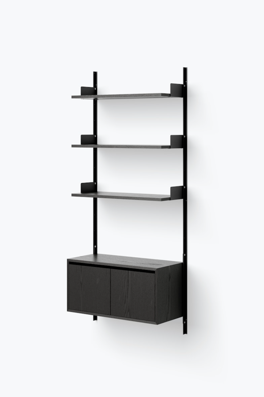 New Works - Wall Shelf 1900 Cabinet Low with Doors
