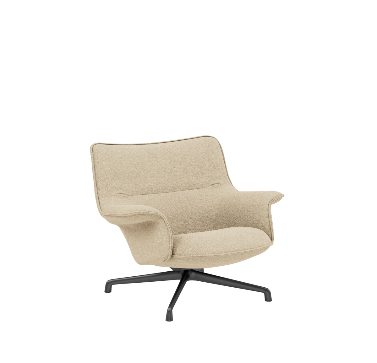 Muuto - Doze Lounge Chair Low Back - Swivel Base