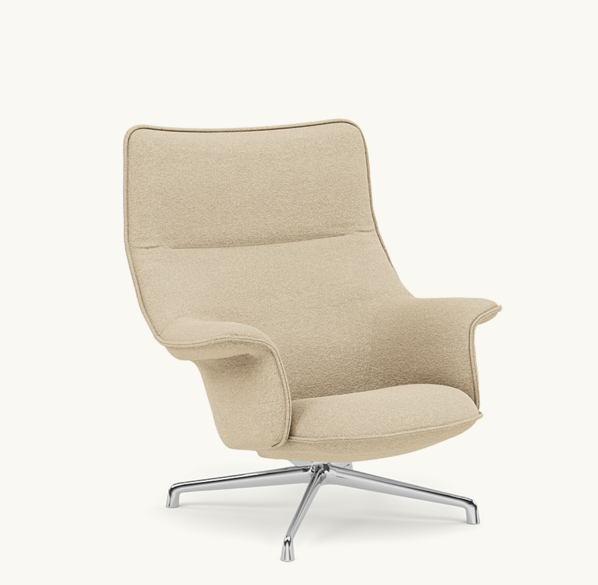 Muuto - Doze Lounge Chair High Back- Swivel Base