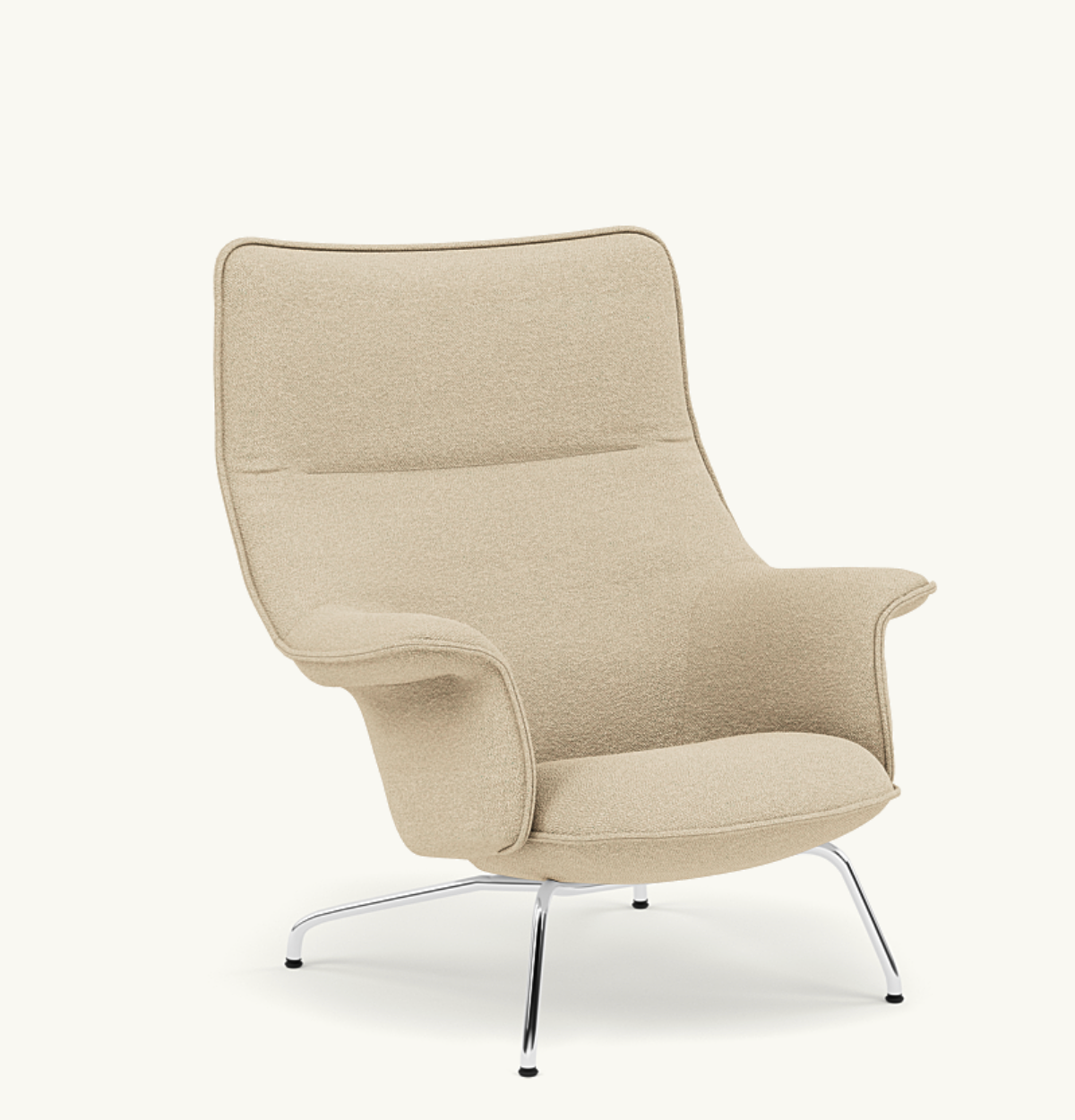 Muuto - Doze Lounge Chair High Back - Tube Base