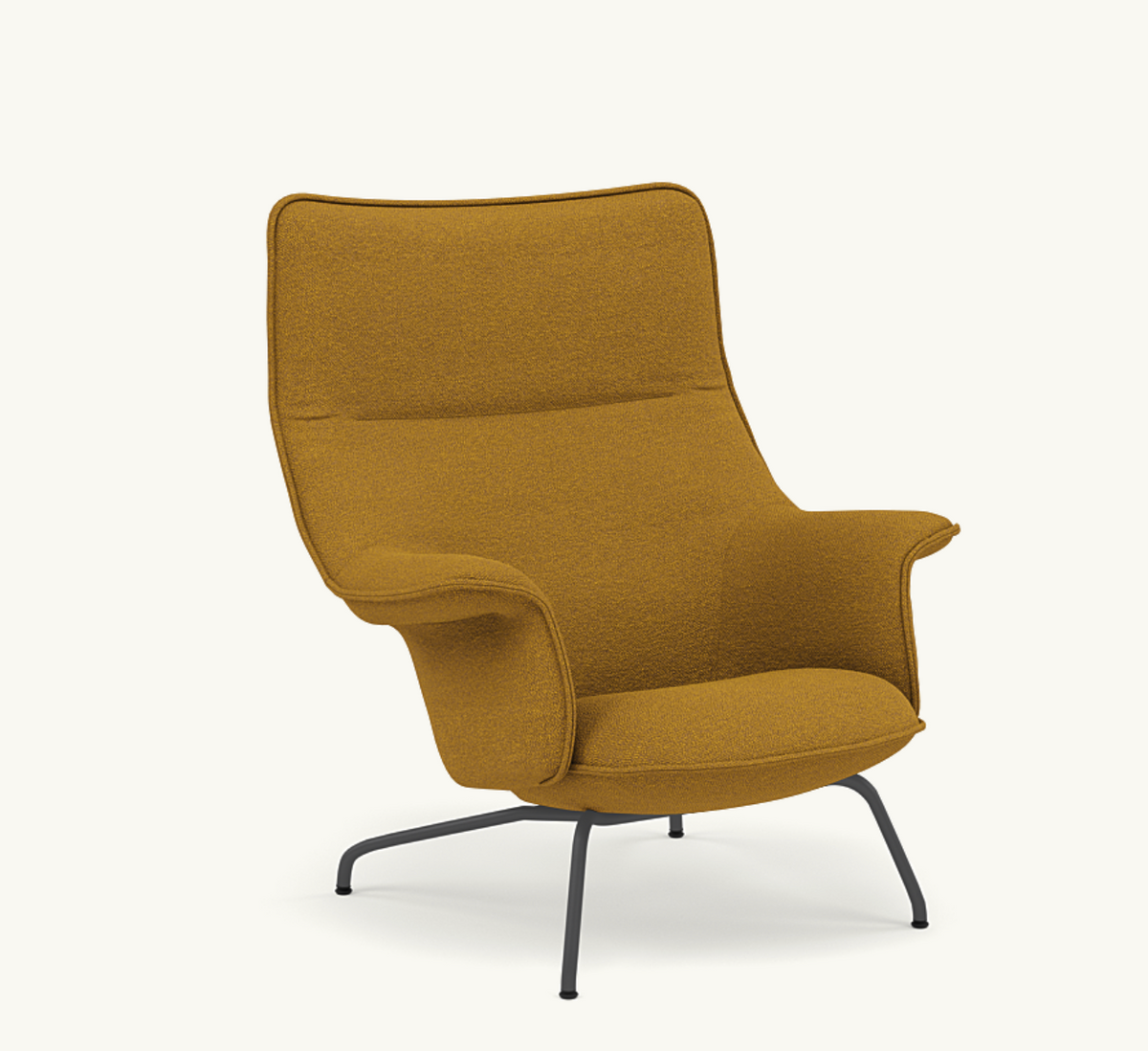 Muuto - Doze Lounge Chair High Back - Tube Base