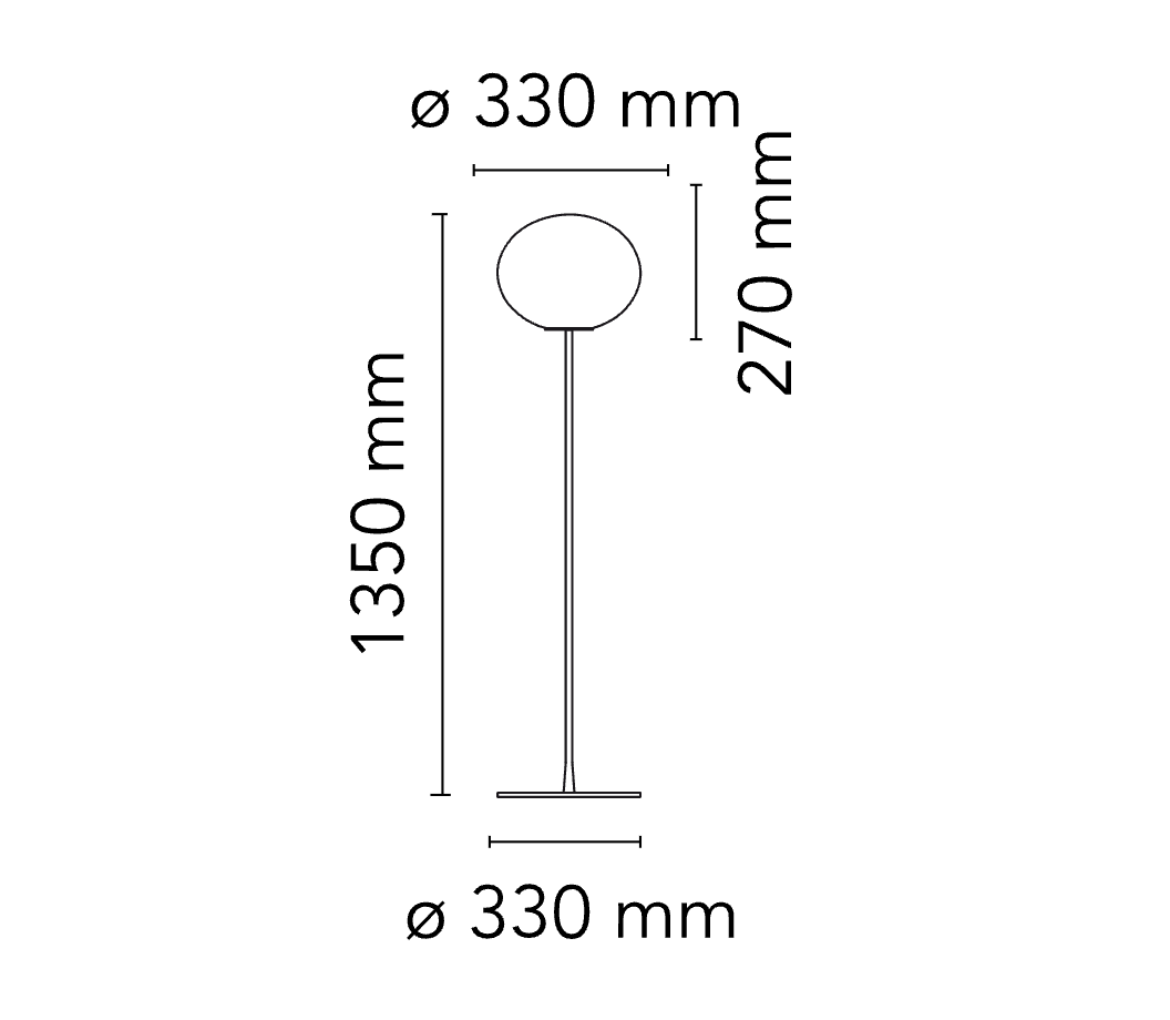 FLOS - Glo-Ball Floor Lamp