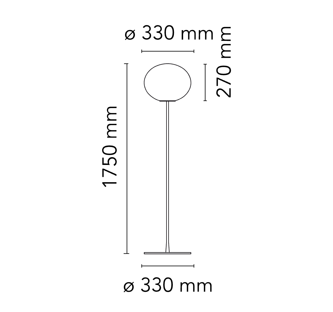 FLOS - Glo-Ball Floor Lamp