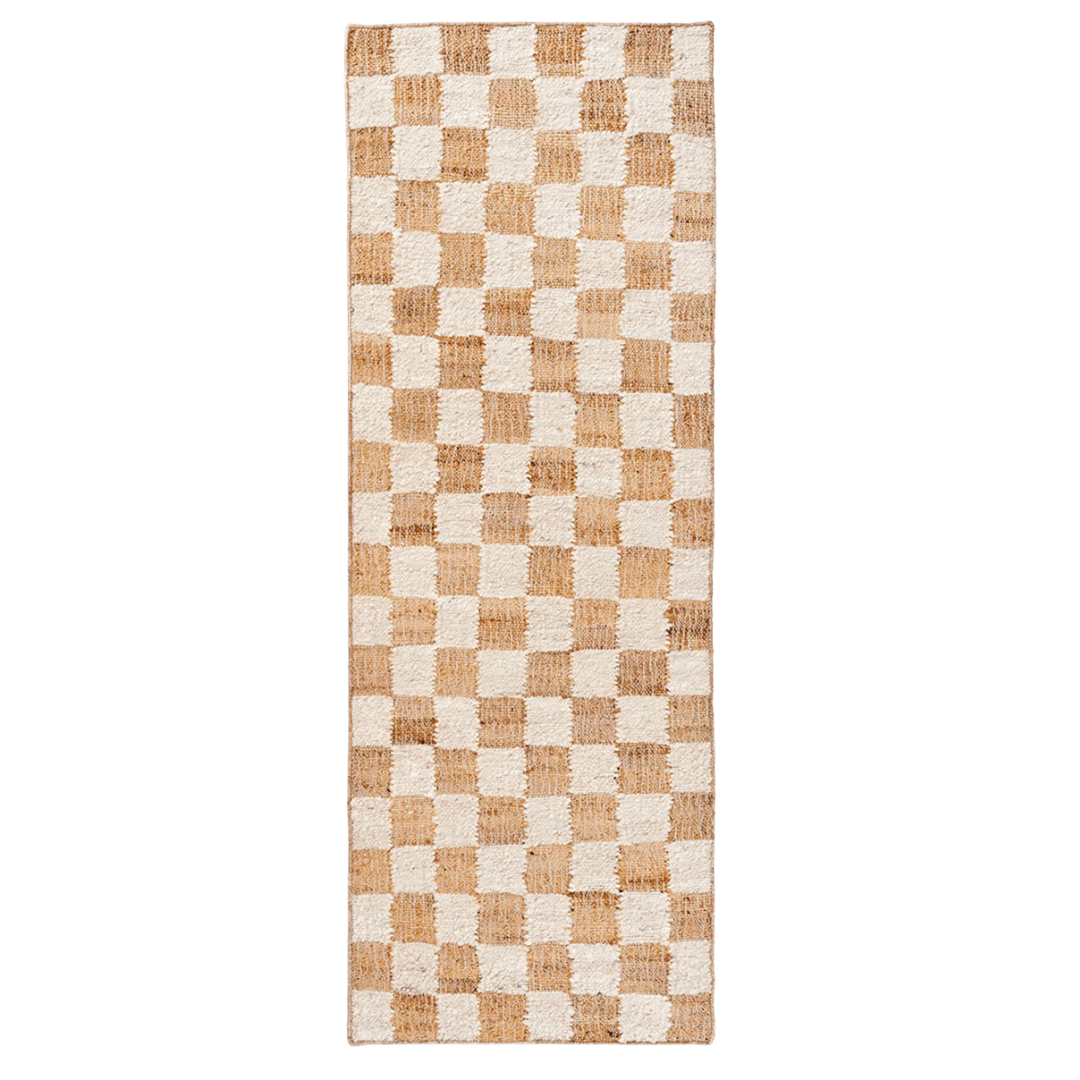 Ferm Living - Check Wool Jute Runner