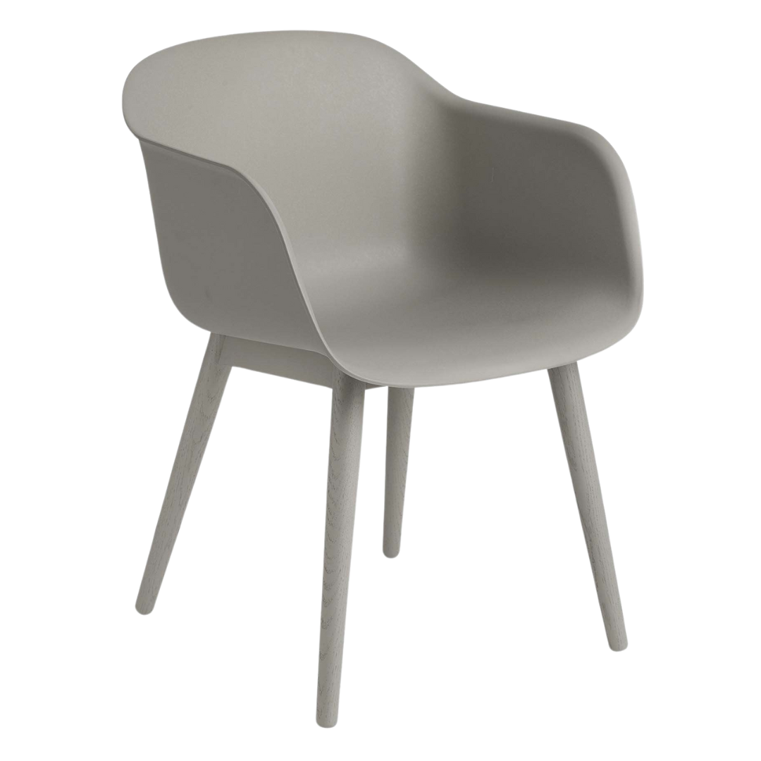 Muuto - Fiber Armchair - Wood Base