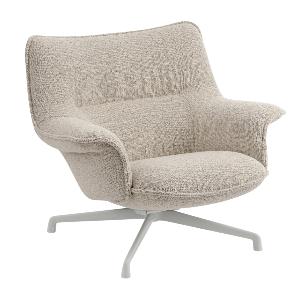 Muuto - Doze Lounge Chair Low Back - Swivel Base