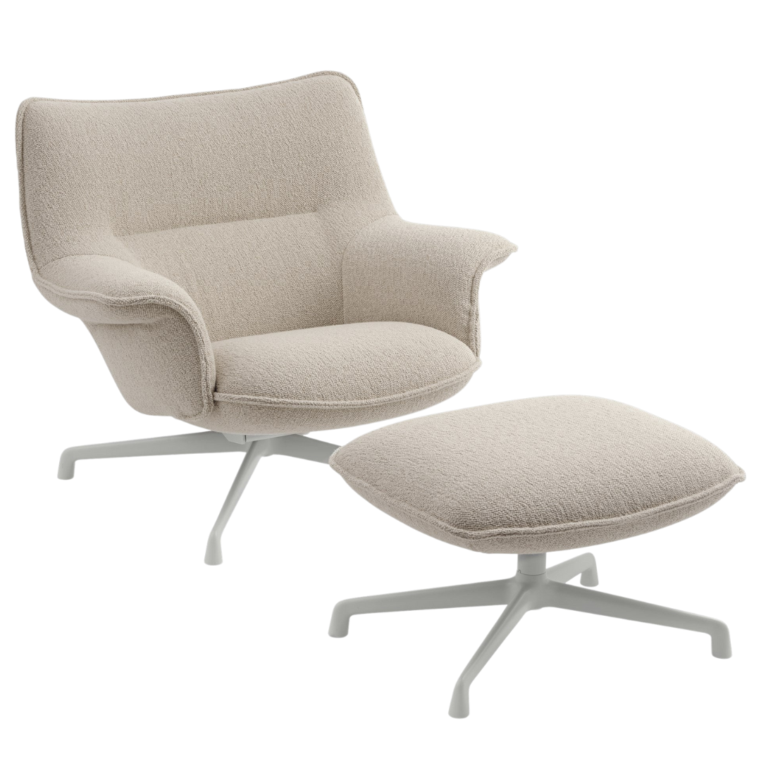 Muuto - Doze Ottoman - Swivel Base