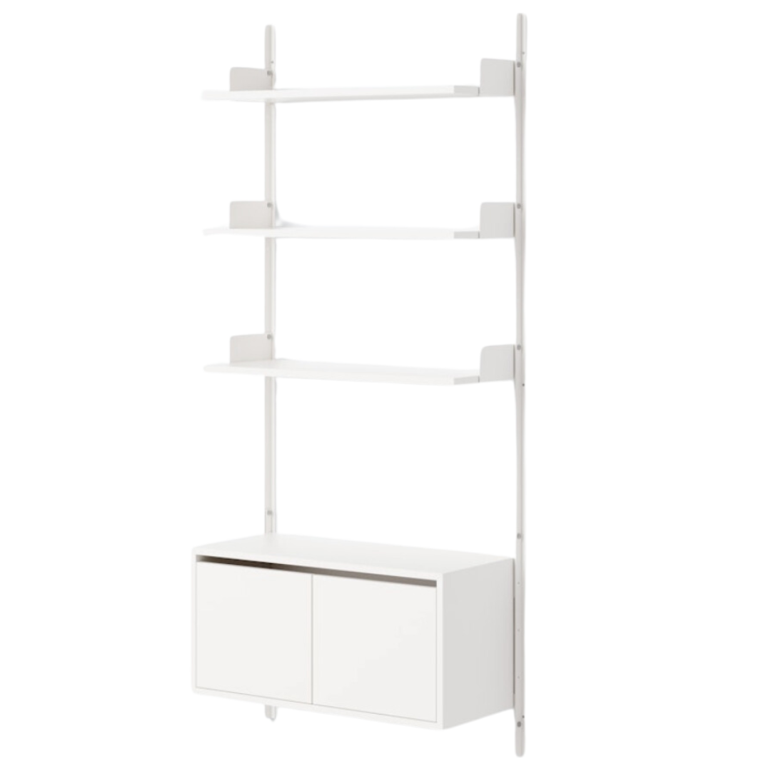 New Works - Wall Shelf 1900 Cabinet Low with Doors