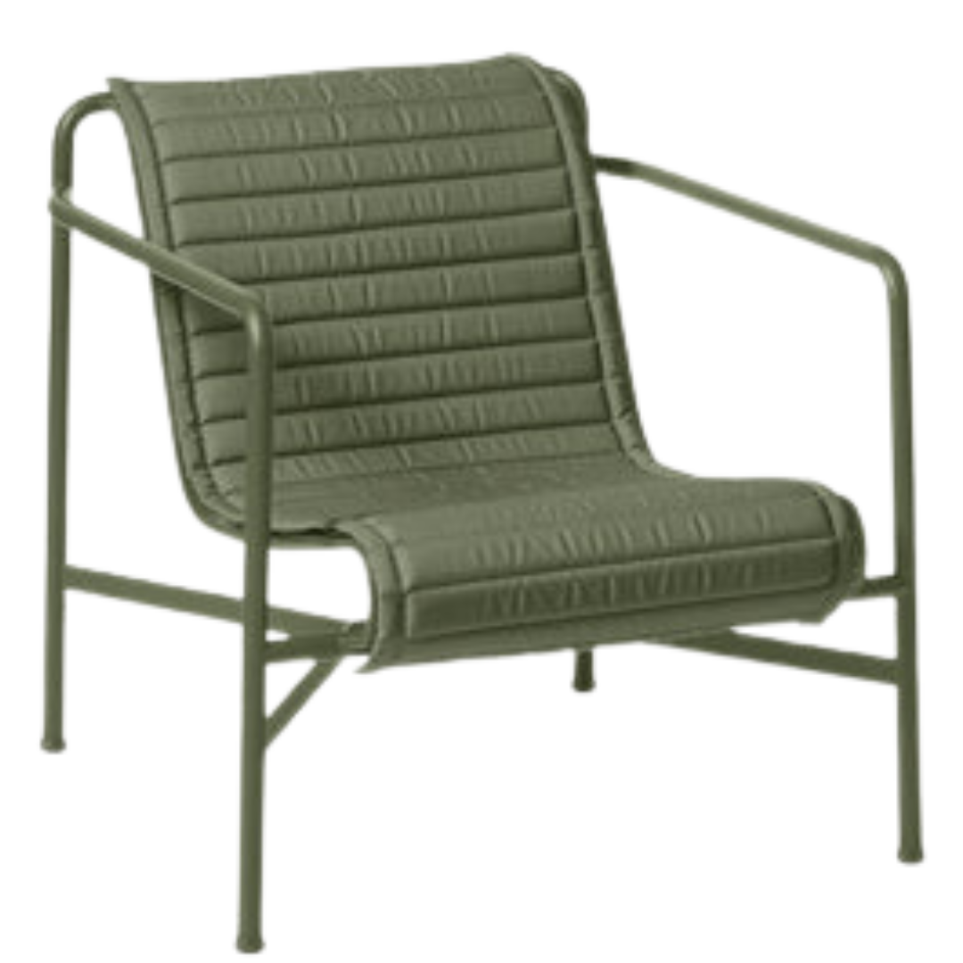 HAY - Palissade Lounge Chair Low Quilted Cushion