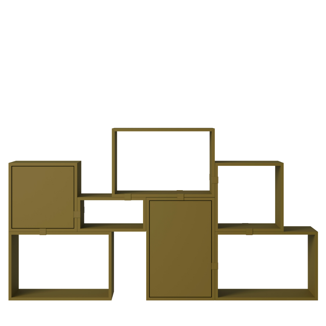 Muuto - Stacked Storage System - Bookcase - Configuration 6