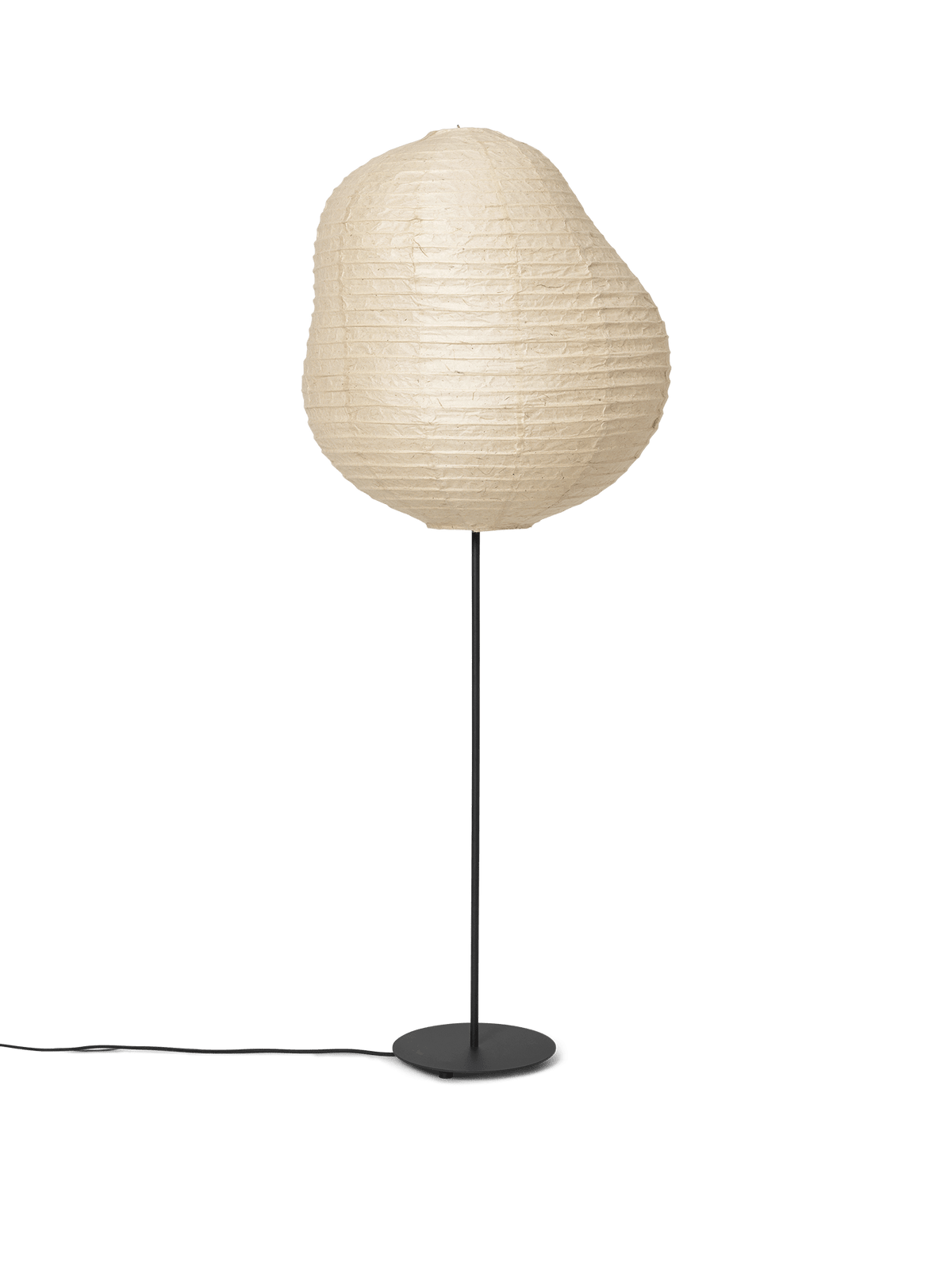 Ferm Living - Kurbis Floor Lamp - Tall - Natural/Black
