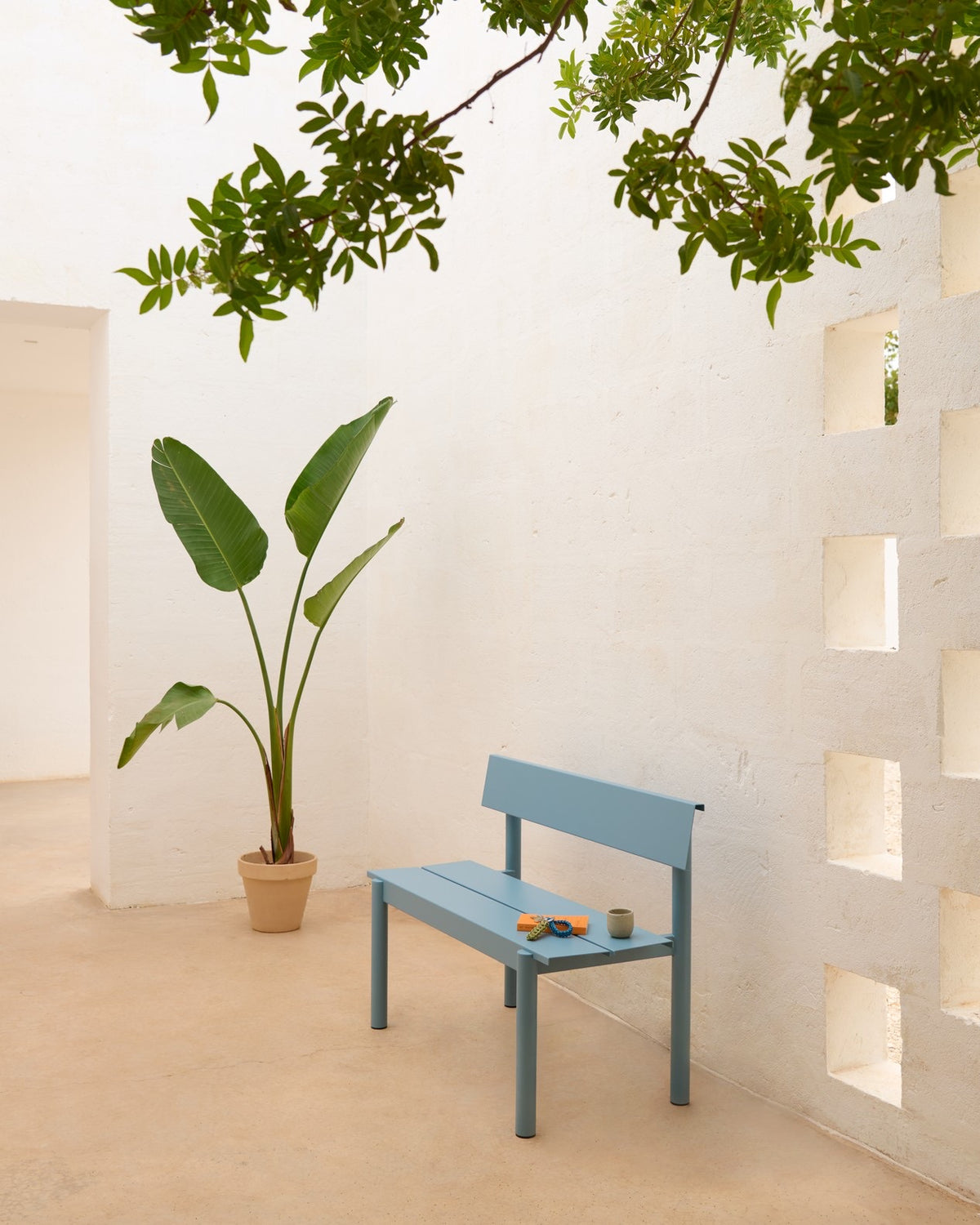 Muuto - Linear Steel Bench w. Backrest