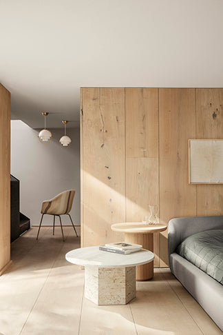 GUBI - Epic Coffee Table - Travertine