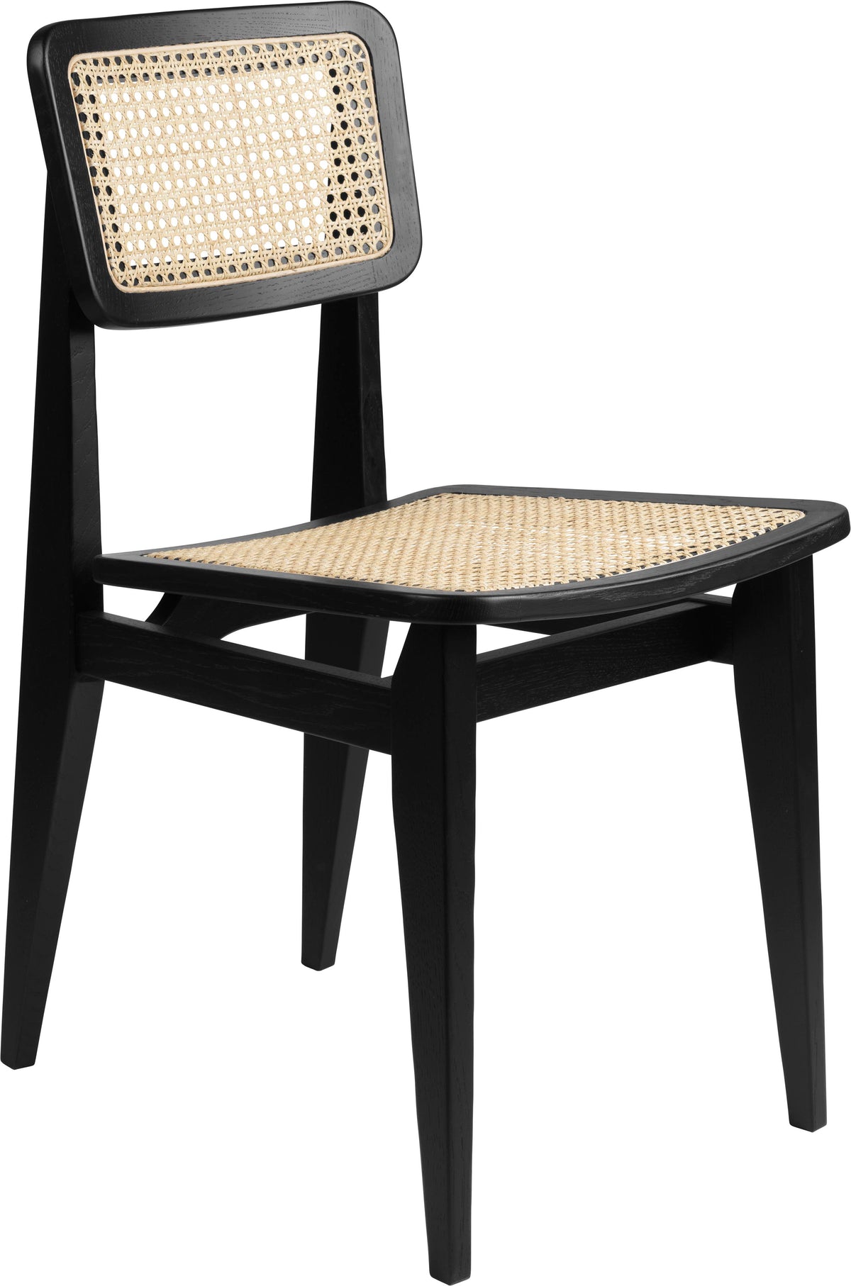 GUBI - C-Chair Dining Chair Un-upholstered - French Cane