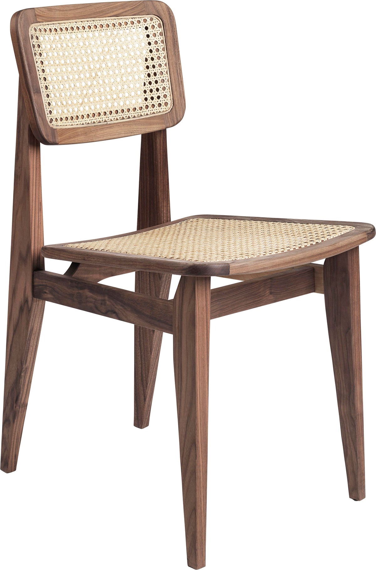 GUBI - C-Chair Dining Chair Un-upholstered - French Cane