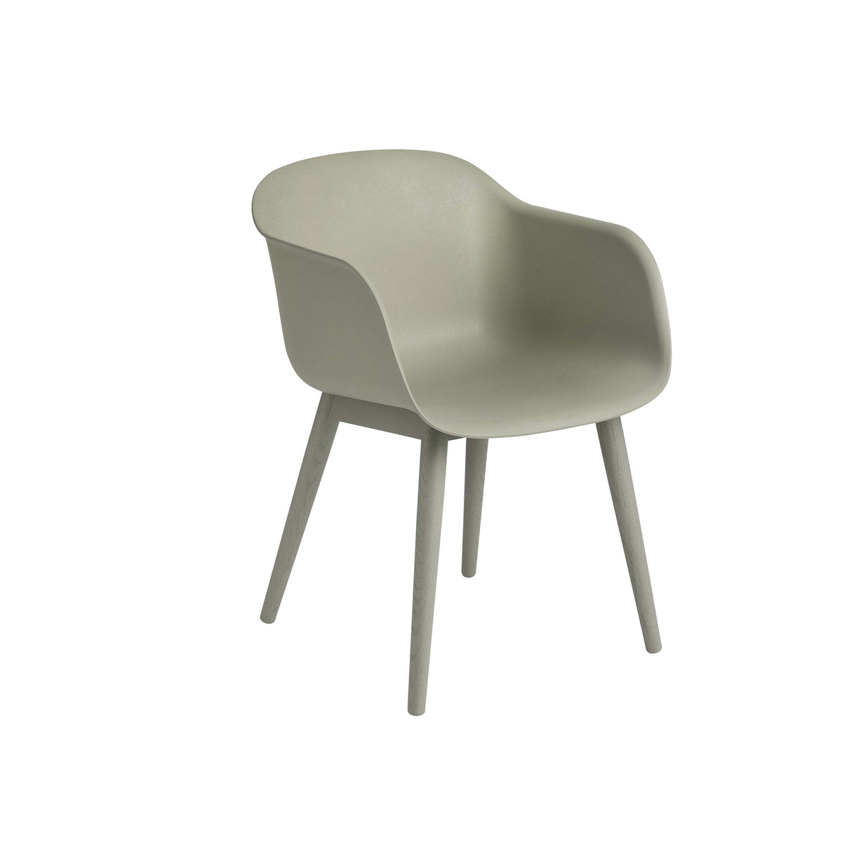 Muuto - Fiber Armchair - Wood Base