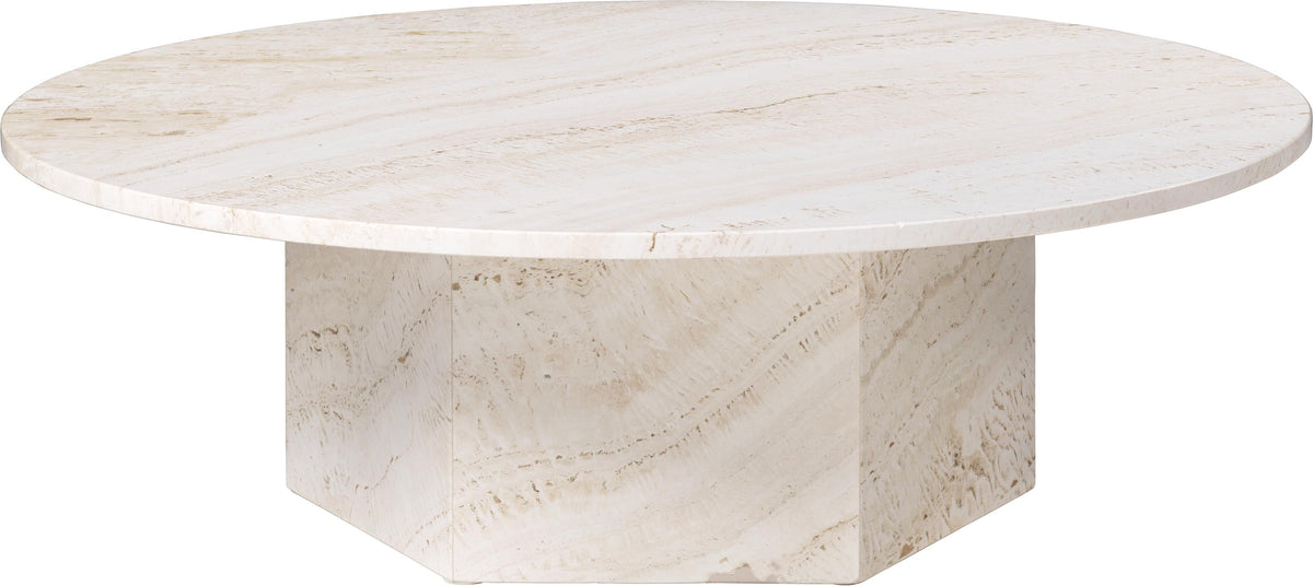 GUBI - Epic Coffee Table - Travertine