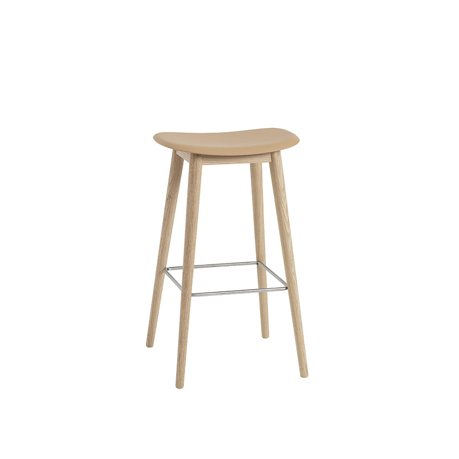 Muuto - Fiber Counter &amp; Bar Stool - Wood Base