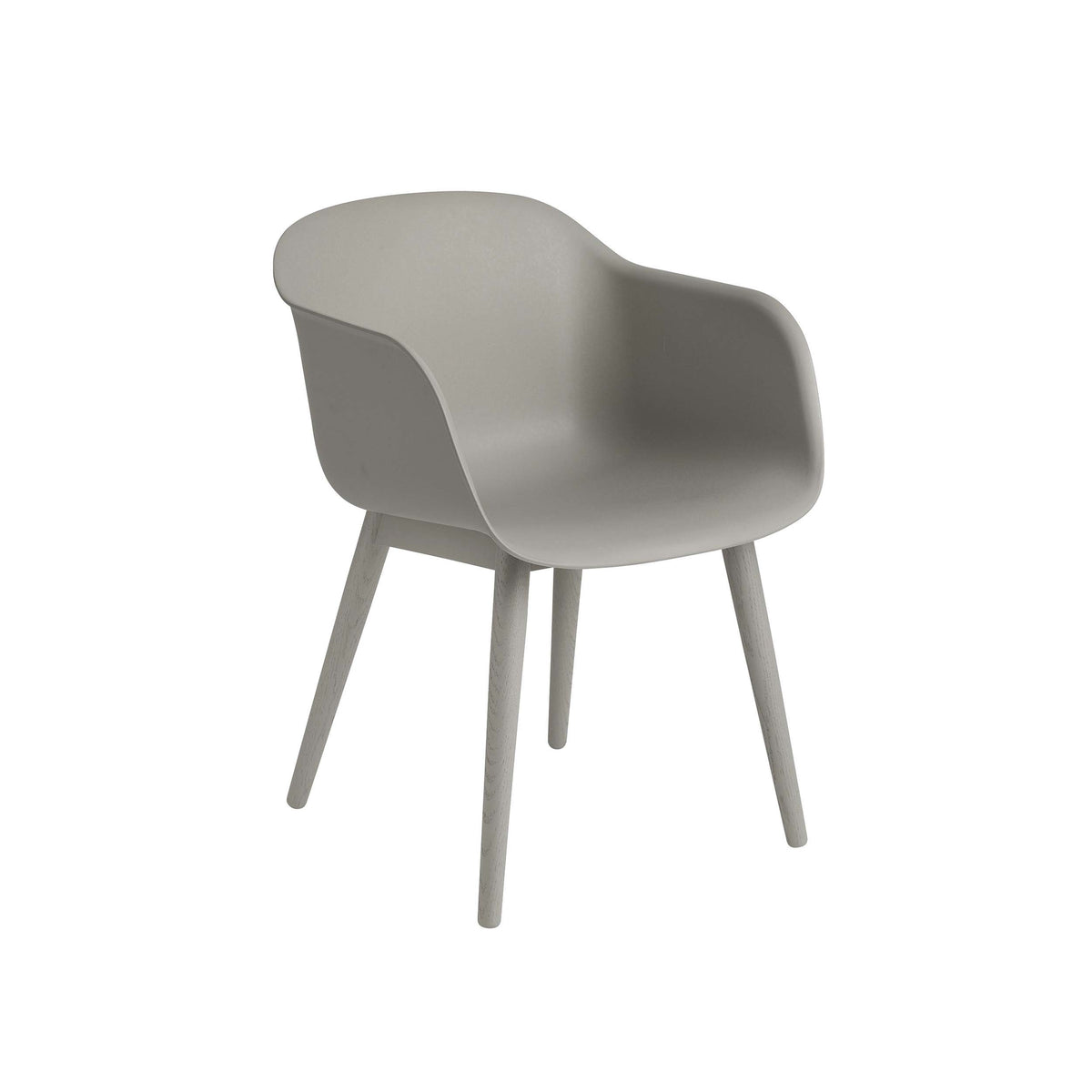 Muuto - Fiber Armchair - Wood Base