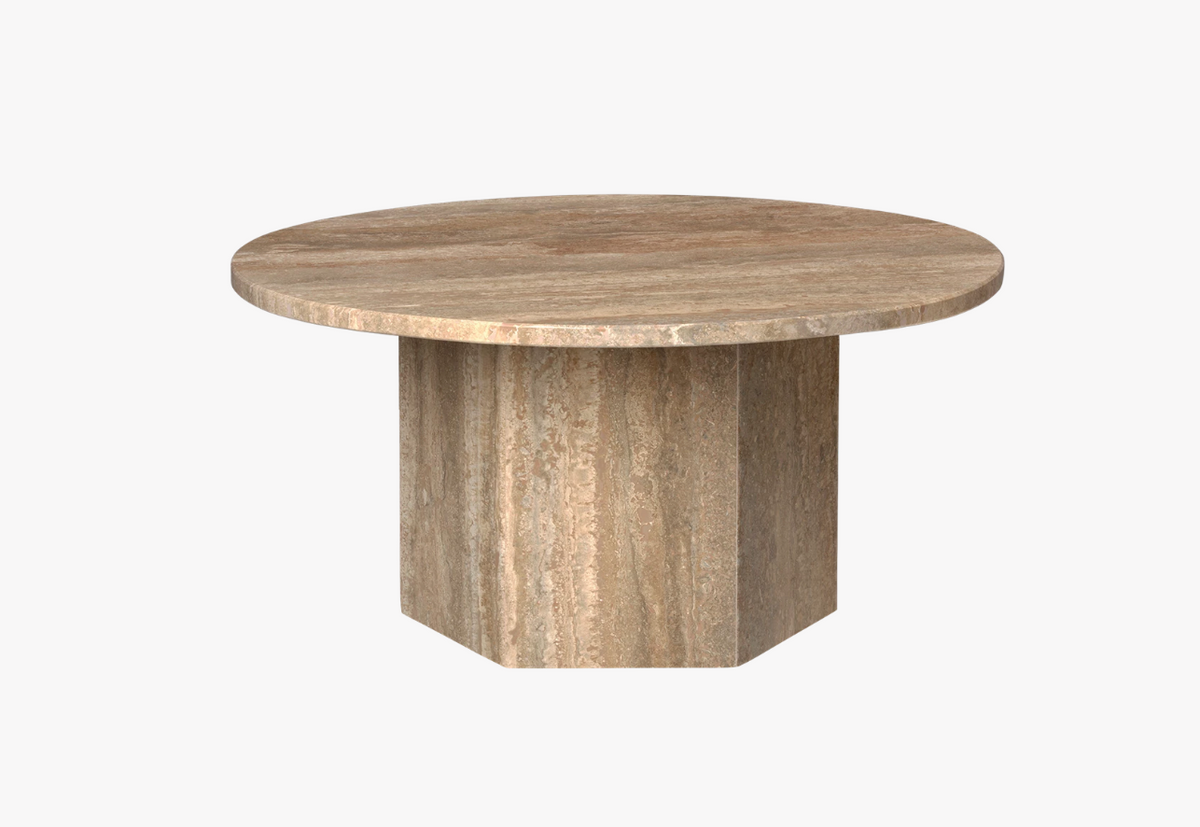 GUBI - Epic Coffee Table - Travertine