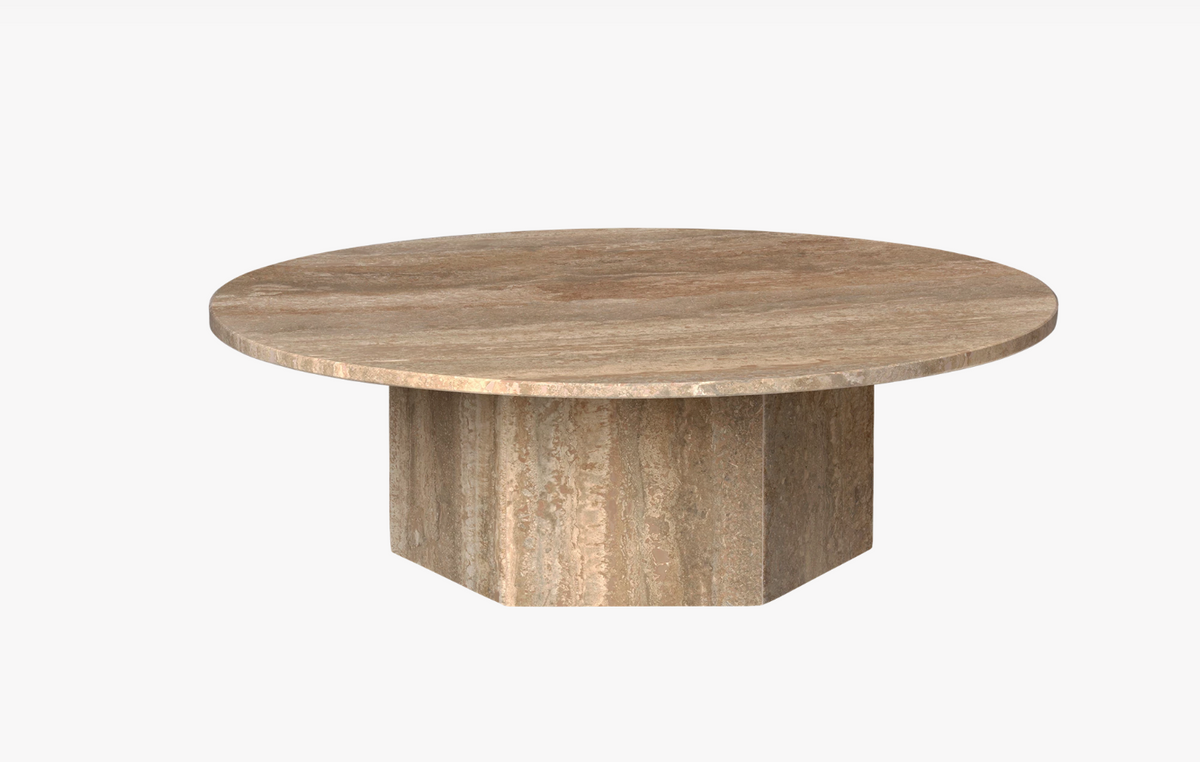 GUBI - Epic Coffee Table - Travertine